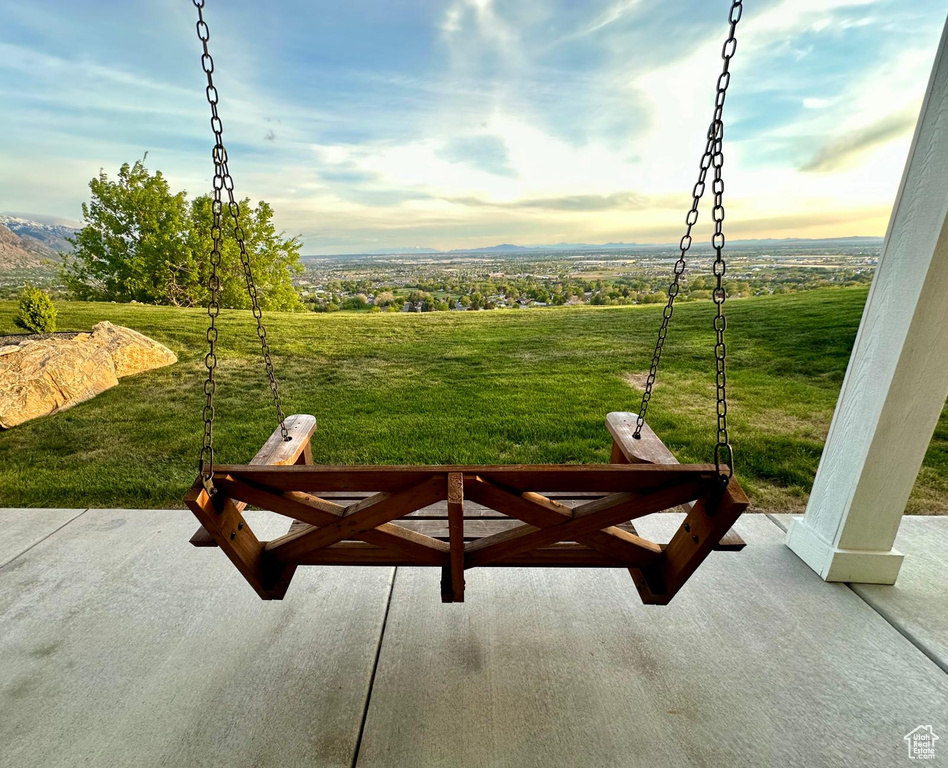 View of patio