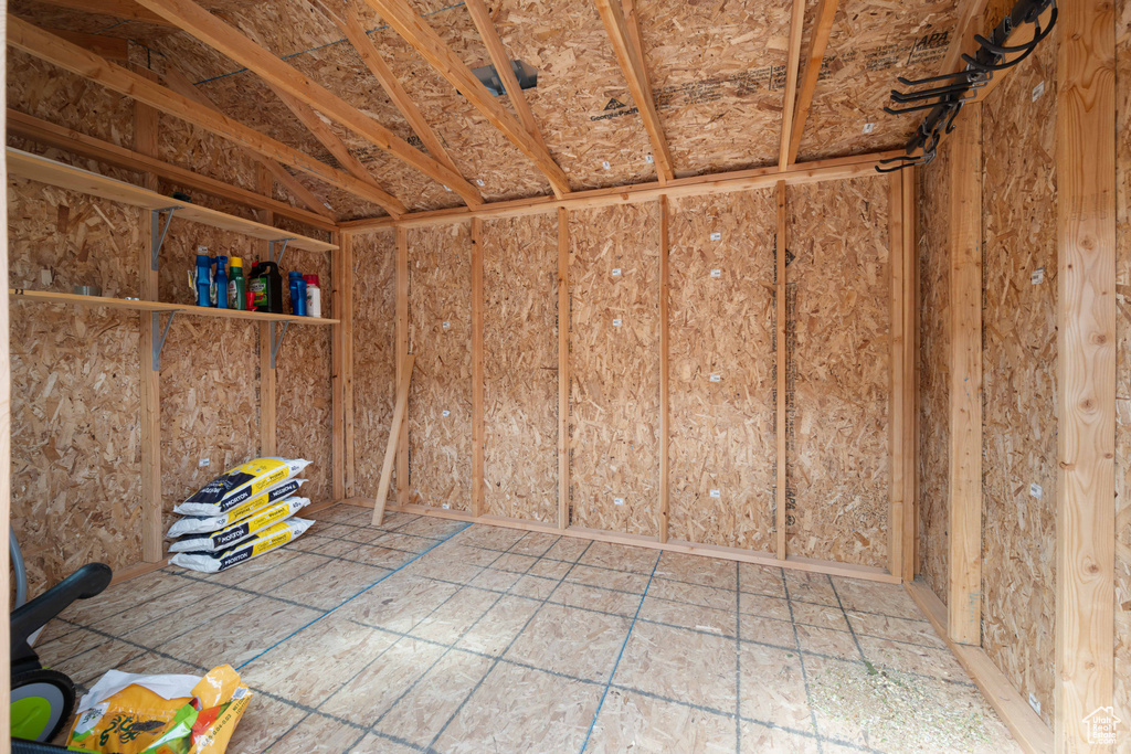View of storage room