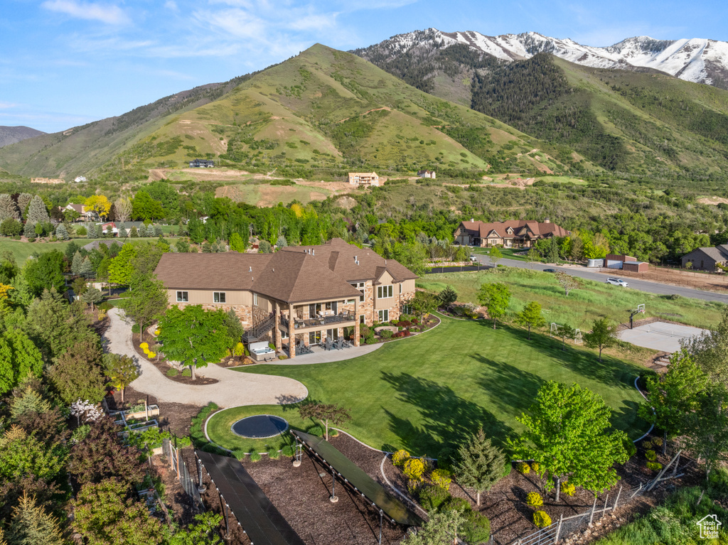 View of mountain backdrop