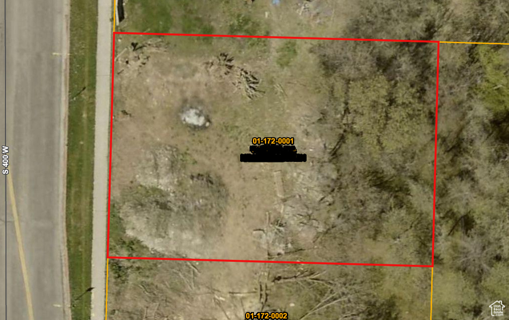 Map / location featuring property boundaries highlighted