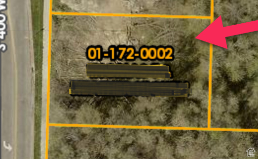 Map / location with property boundaries highlighted