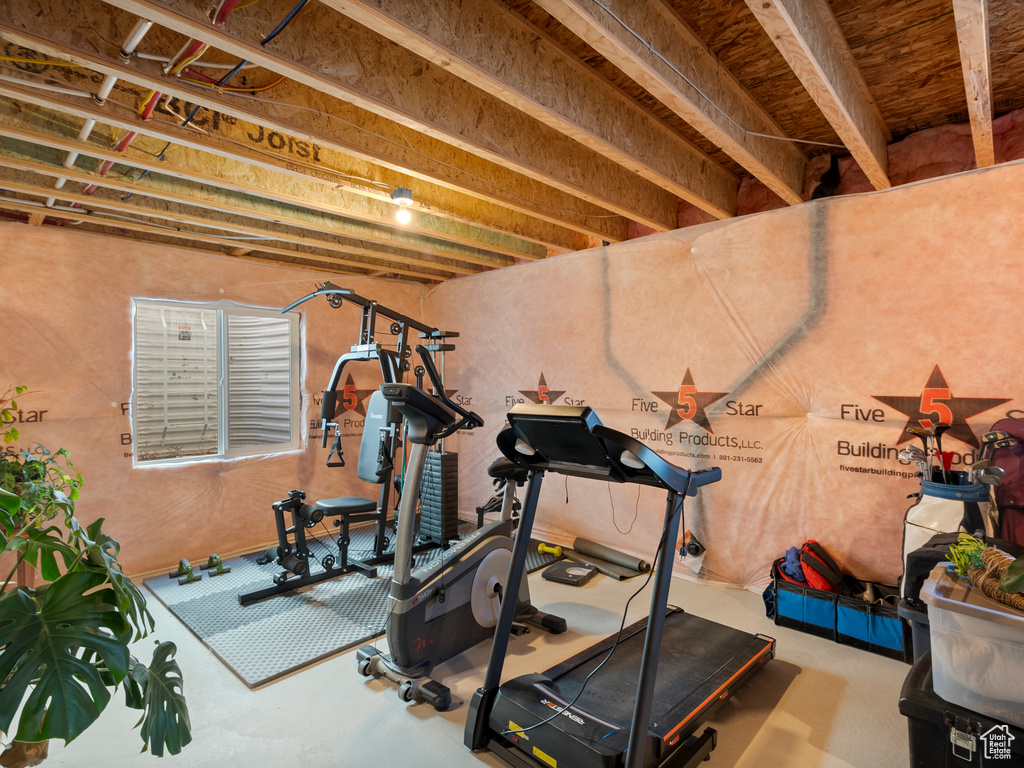 View of exercise room