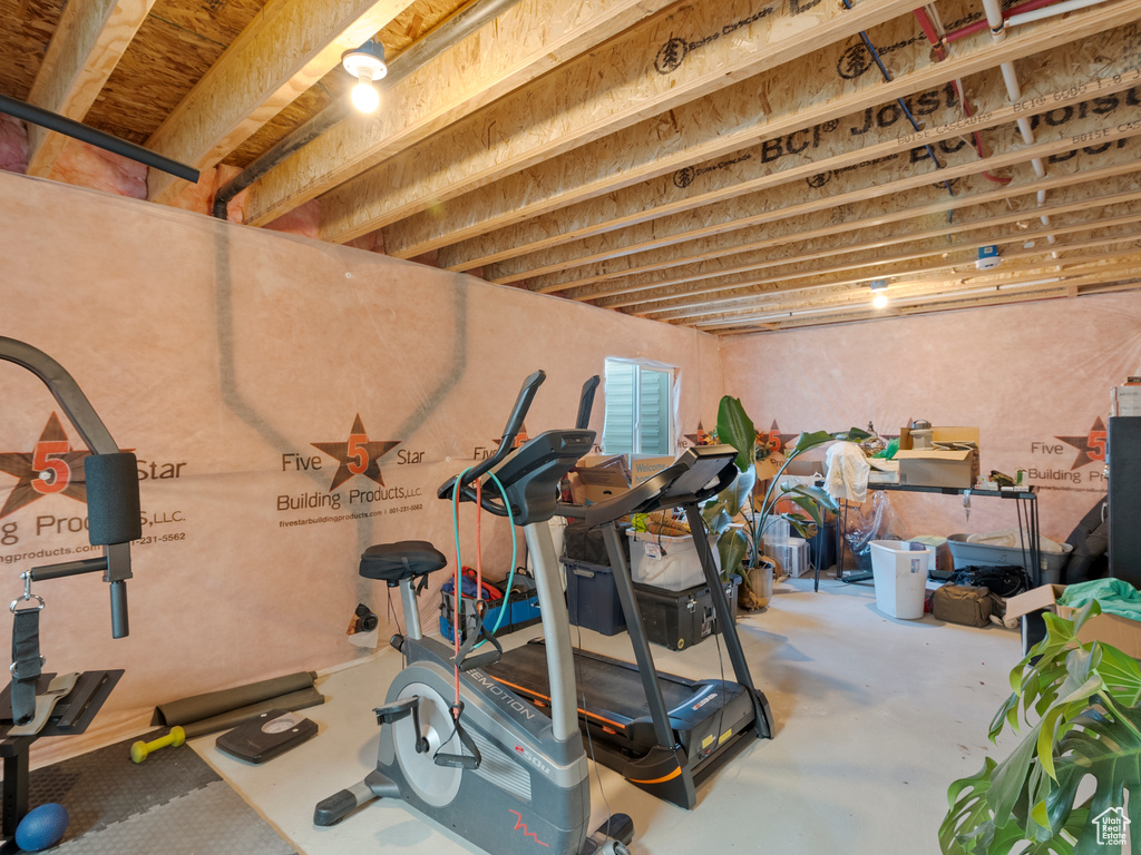 View of workout room