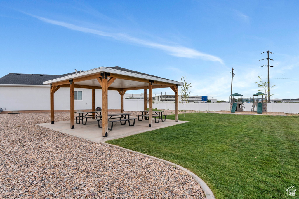 Surrounding community with a gazebo