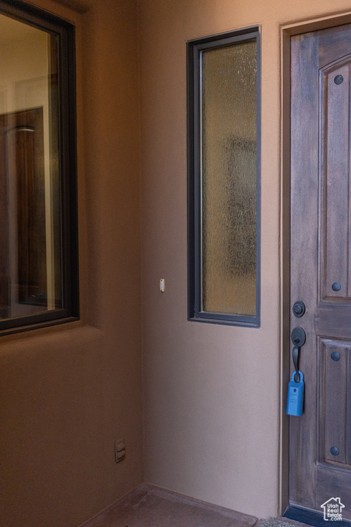 View of entrance to property