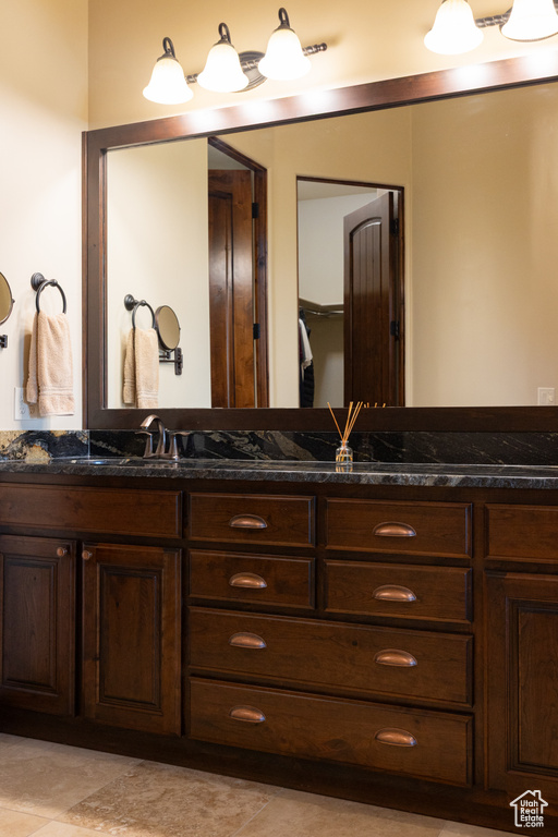 Bathroom with double vanity