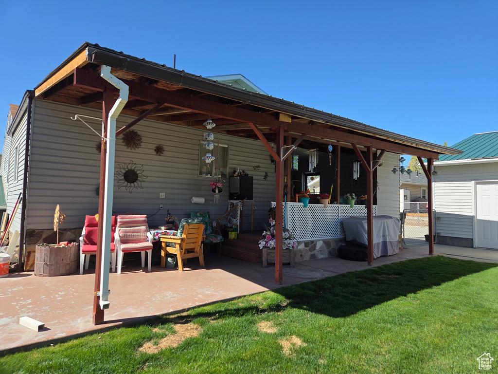 View of patio