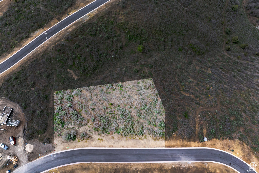 Aerial map of property and surrounding area