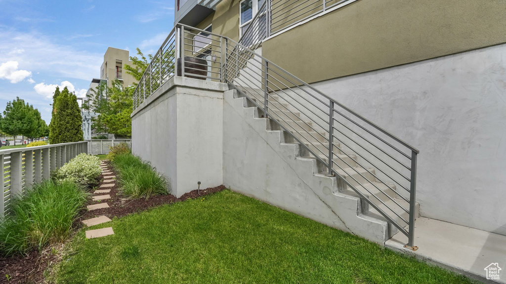 View of stairs