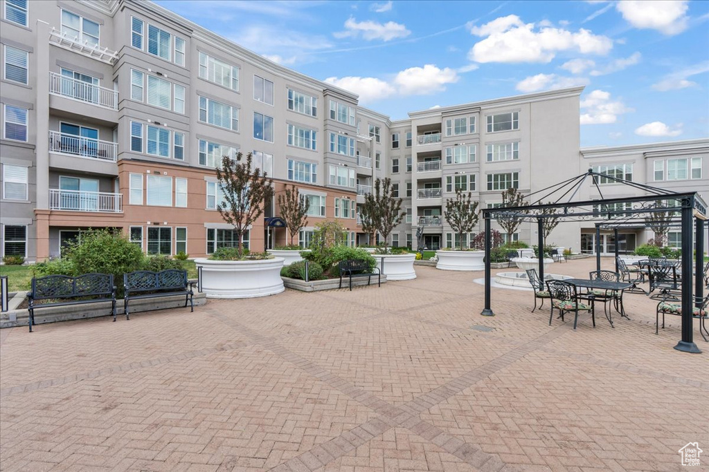 View of property's community featuring a gazebo
