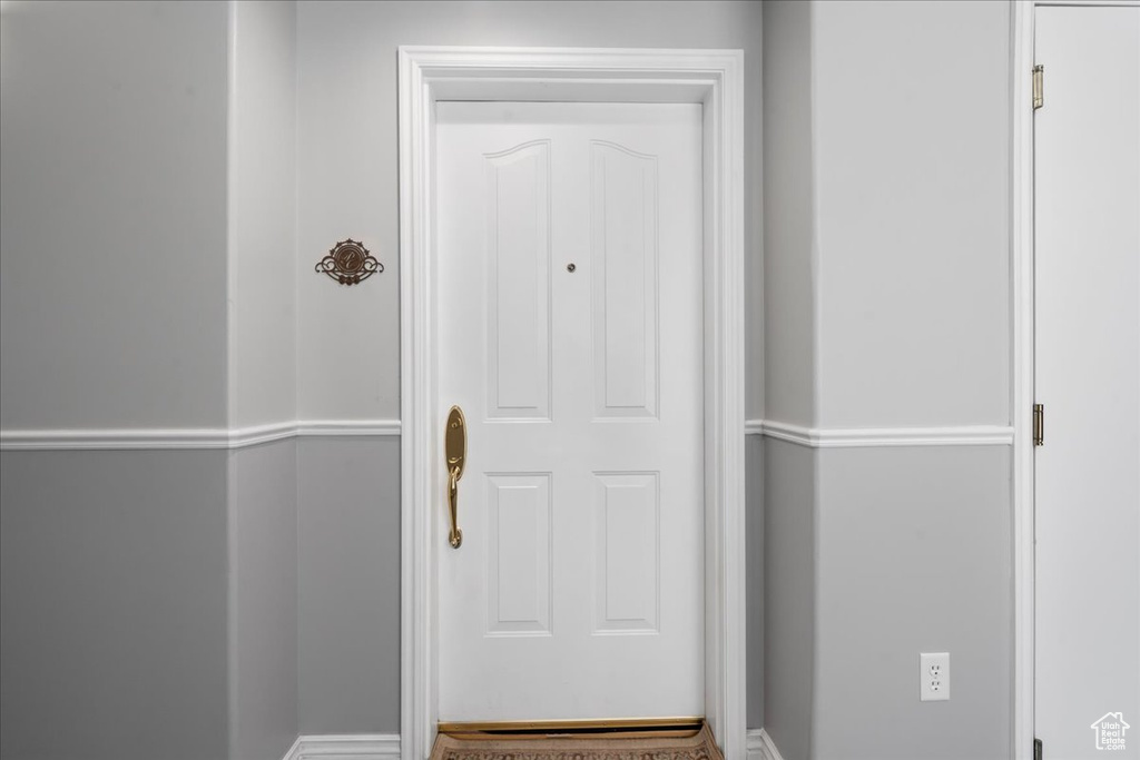 View of entrance to property