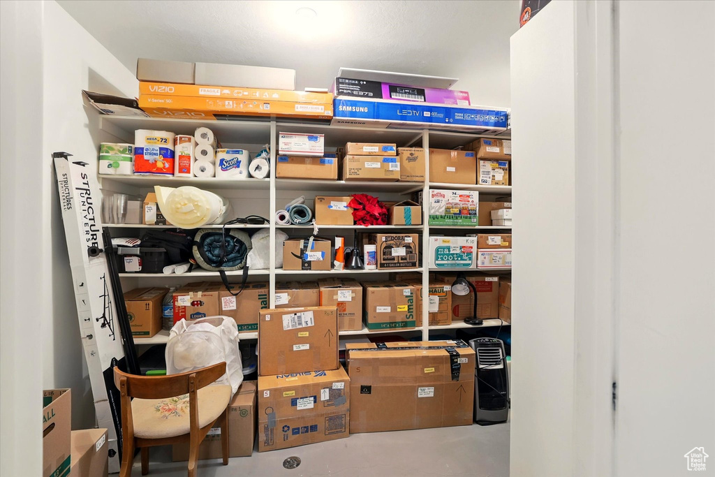 View of storage area