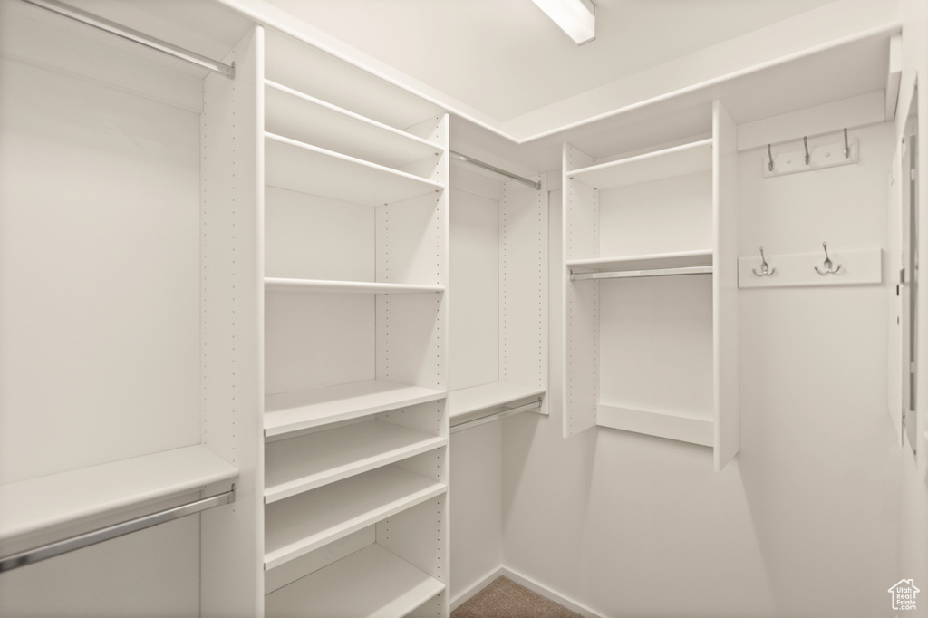 View of spacious closet