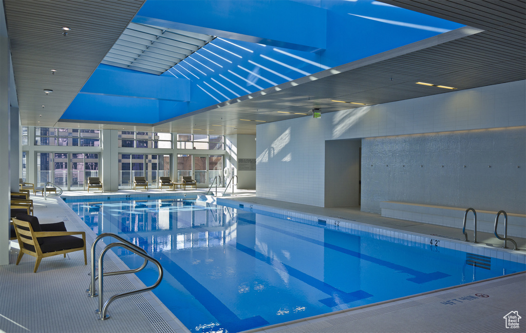 View of indoor community pool