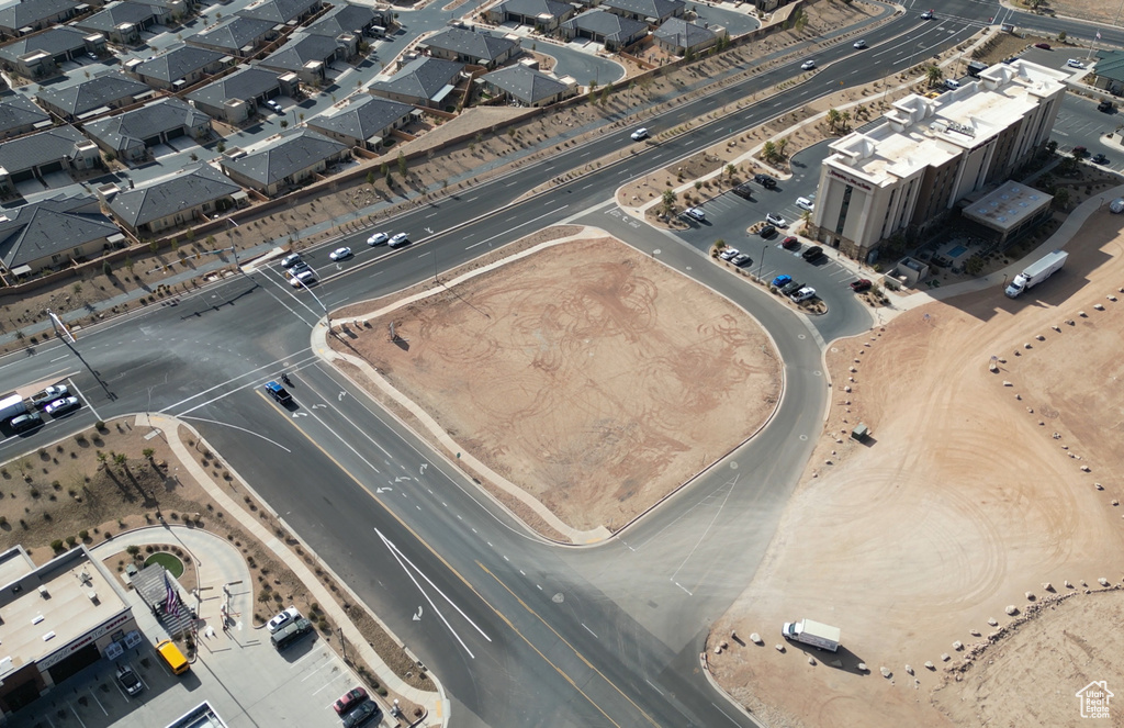 Aerial view of property and surrounding area
