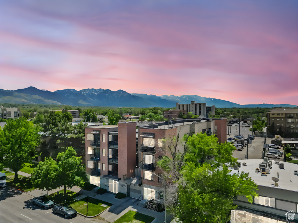 View of mountain background