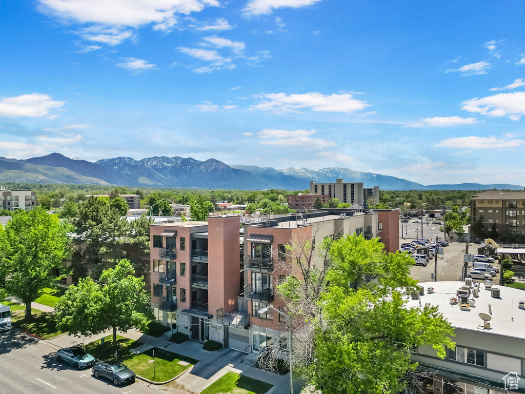 View of mountain background