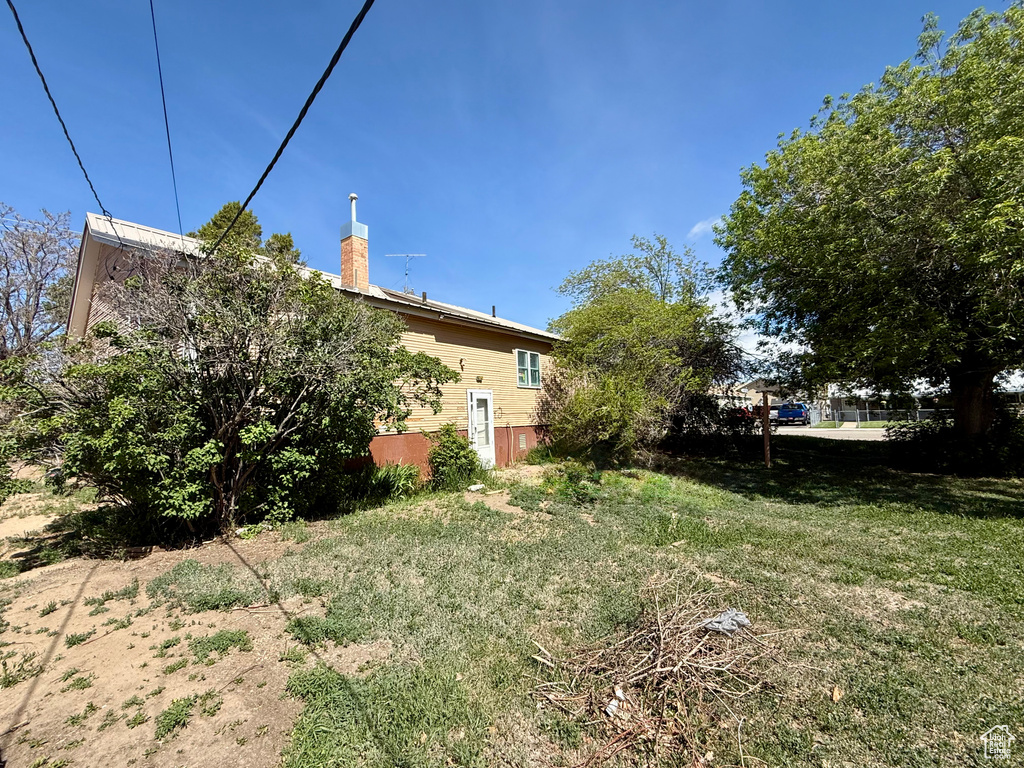View of green lawn