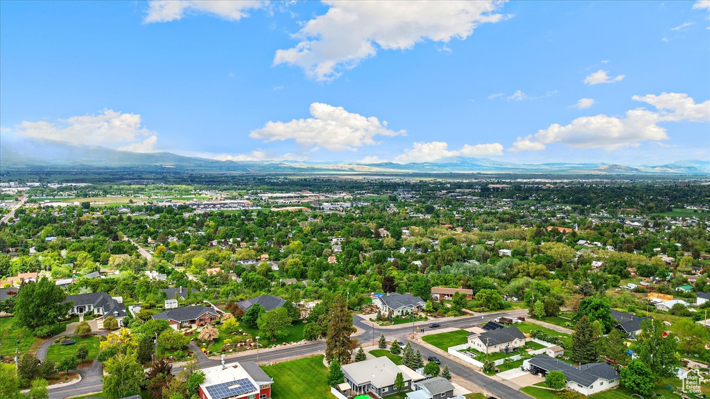 Drone / aerial view of mountains