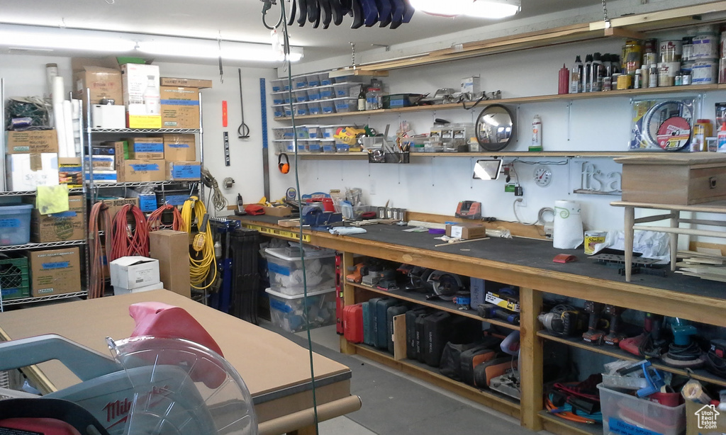 View of storage room