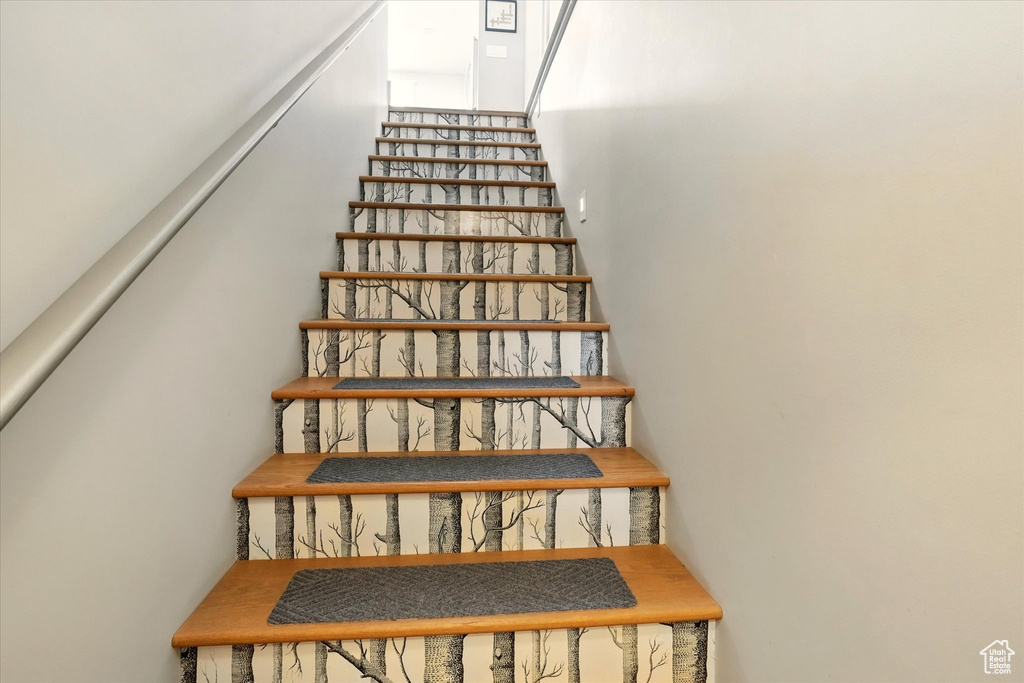 View of stairway