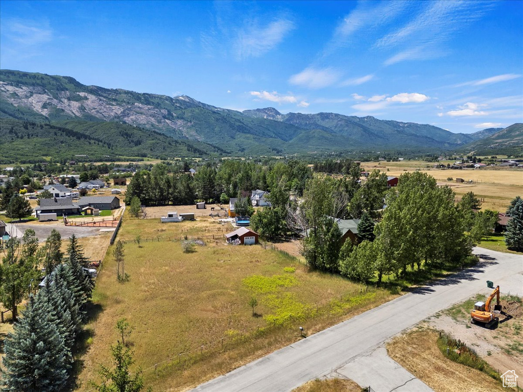 Drone / aerial view of mountains