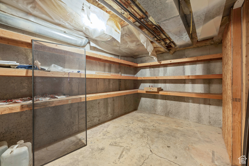 View of storage room