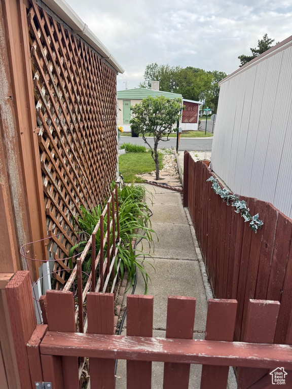 View of stairs