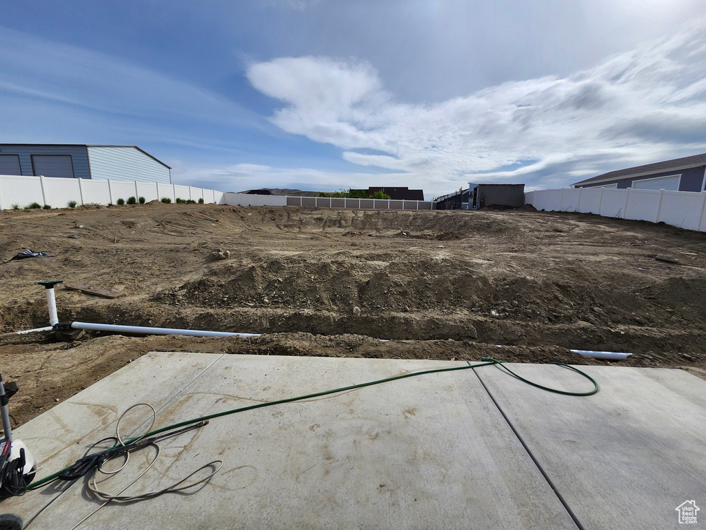 View of yard featuring a patio area