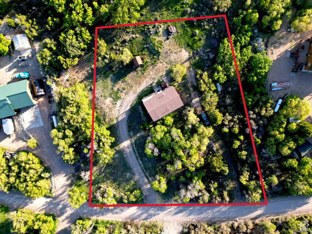 View of property location featuring property parcel outlined
