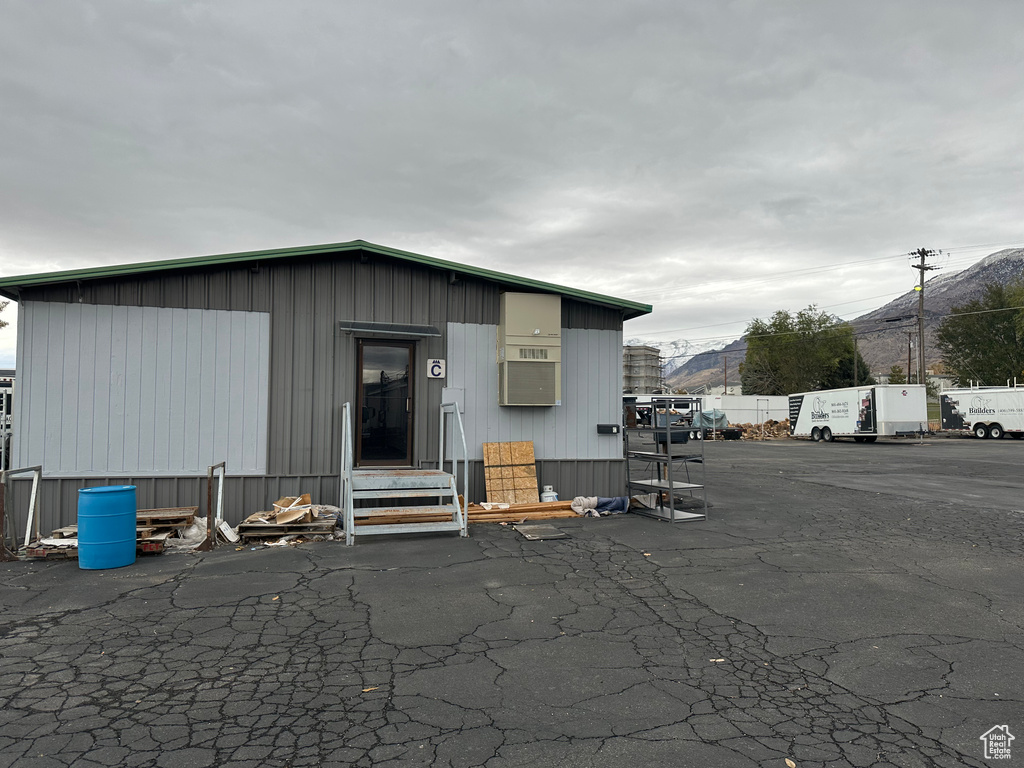 View of outdoor structure