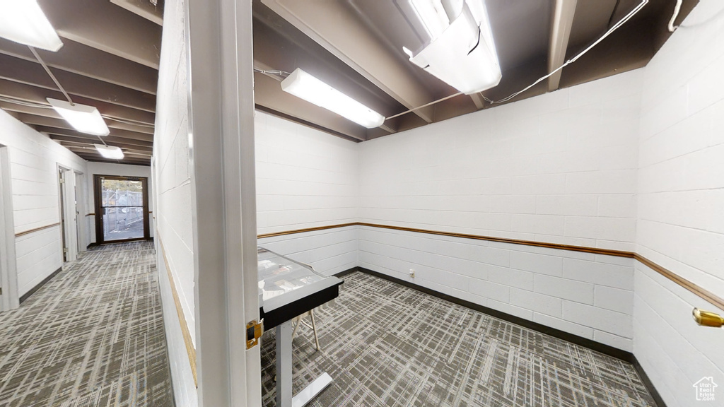 View of basement