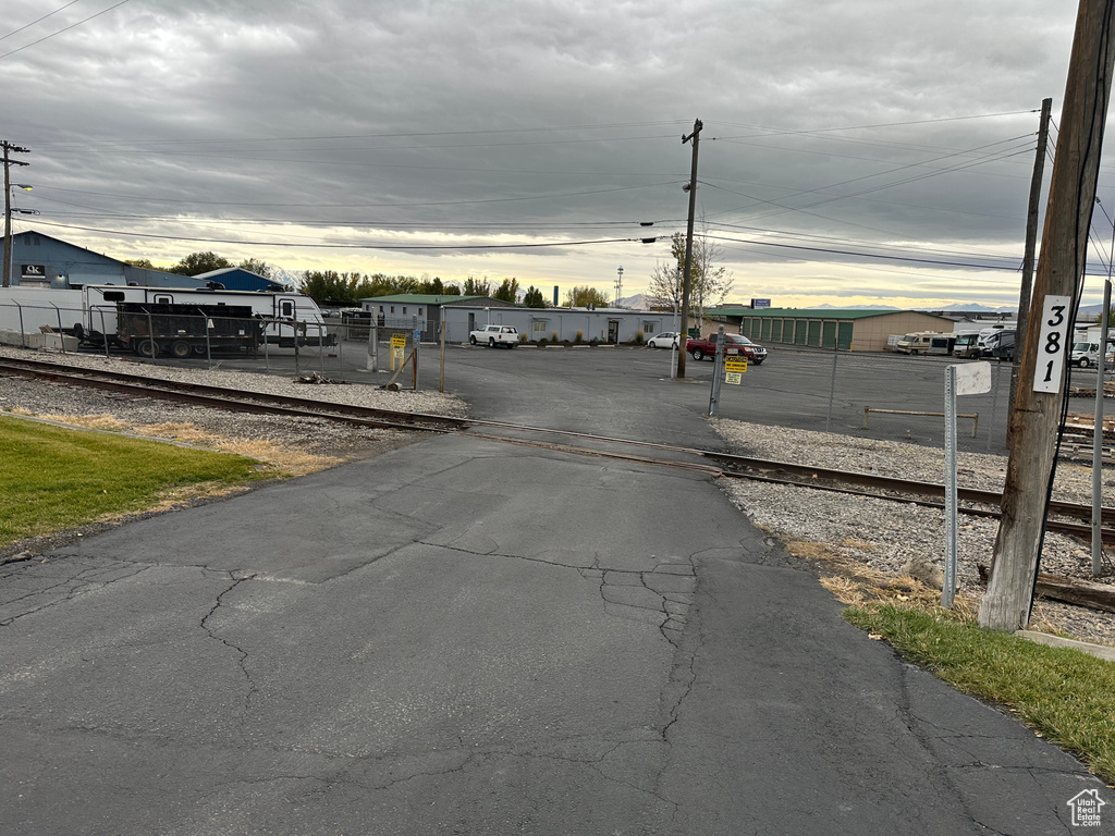 View of asphalt road