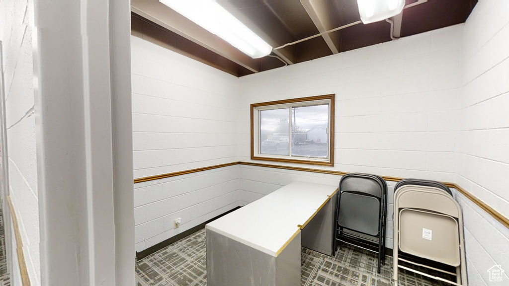 View of laundry room