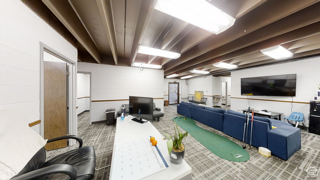 View of game room