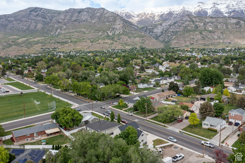 Bird's eye view of mountains