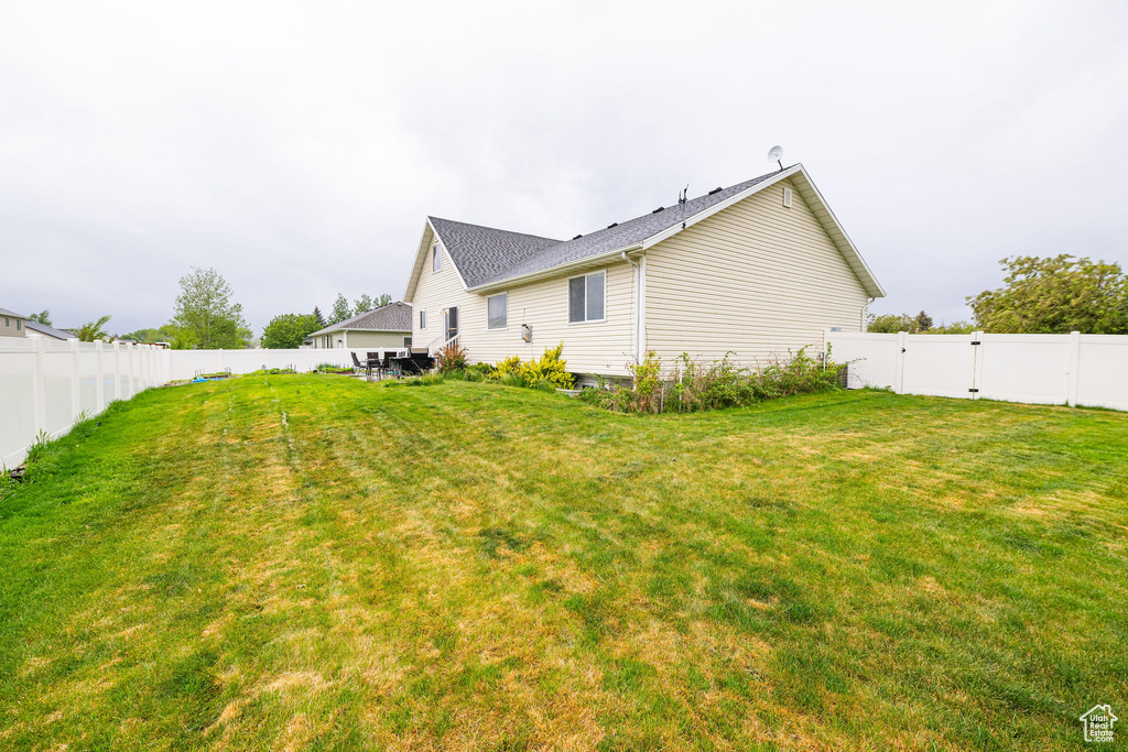 View of rear view of house