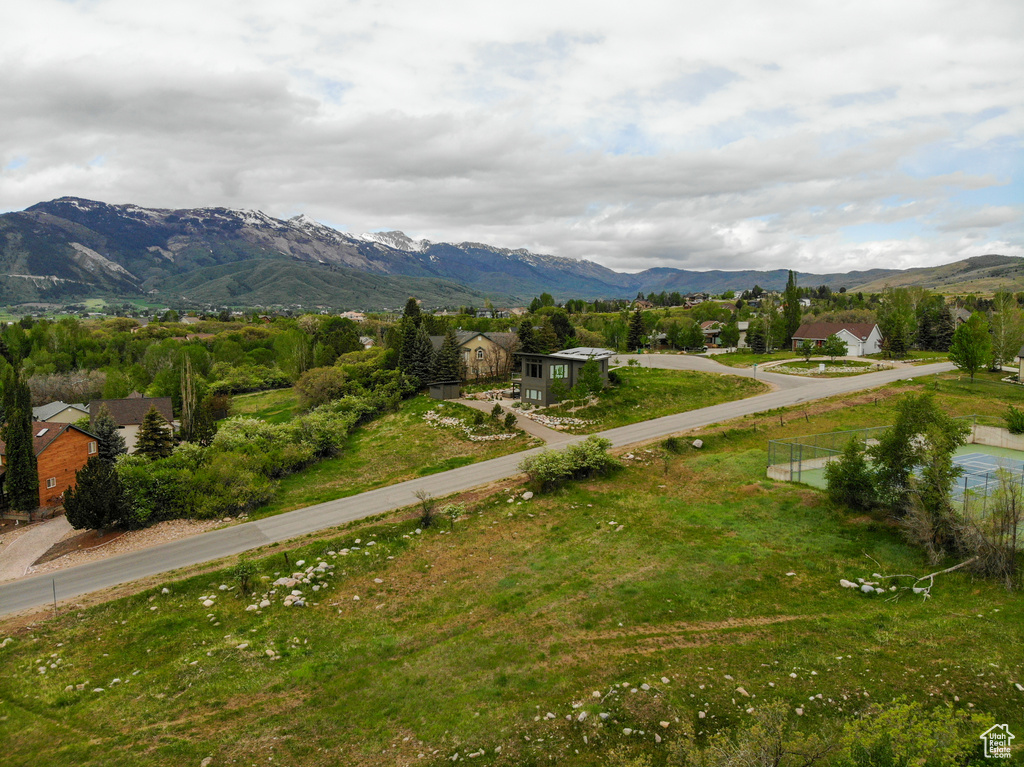 View of mountain backdrop