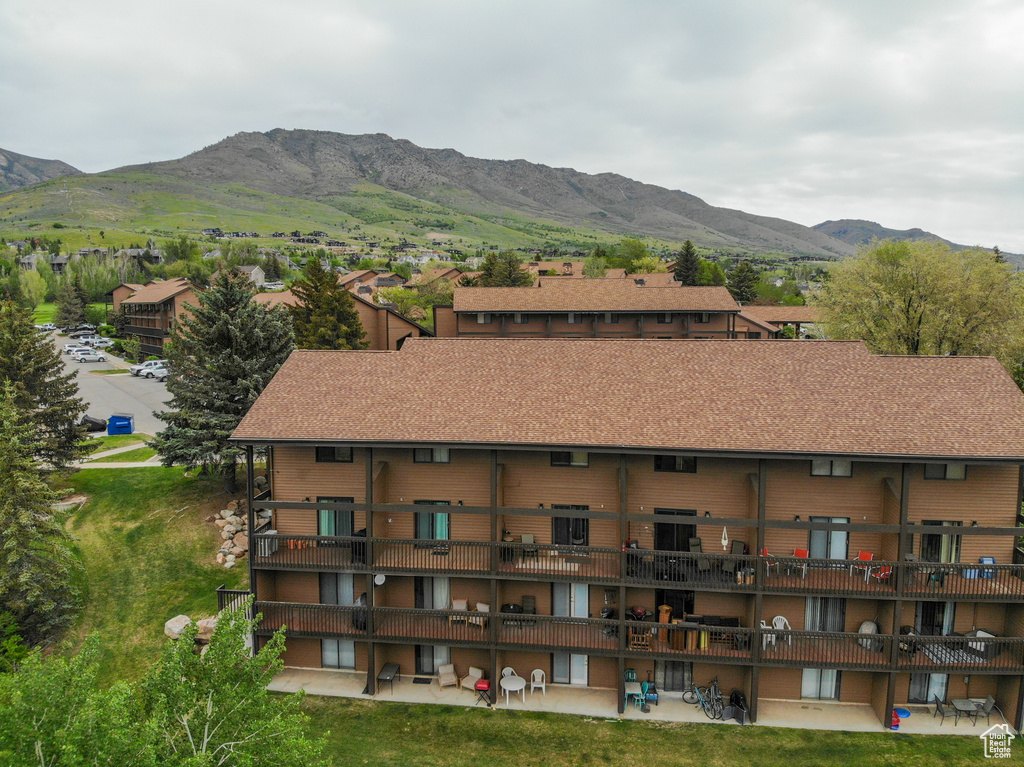 View of mountain background