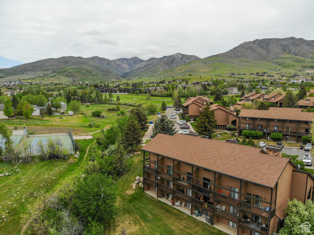 View of mountain background