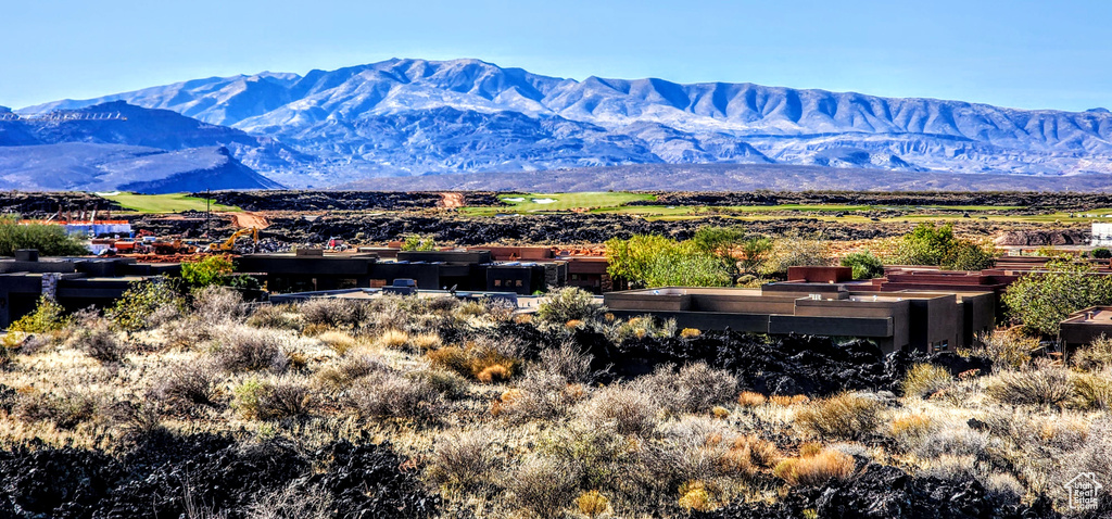 View of mountain background