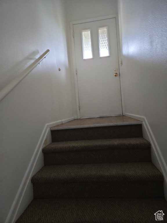View of stairway