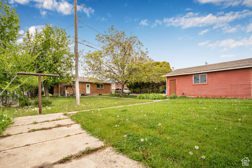 View of yard