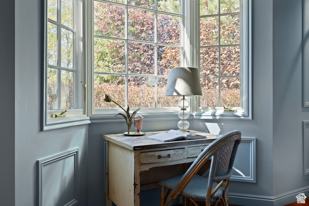 View of home office