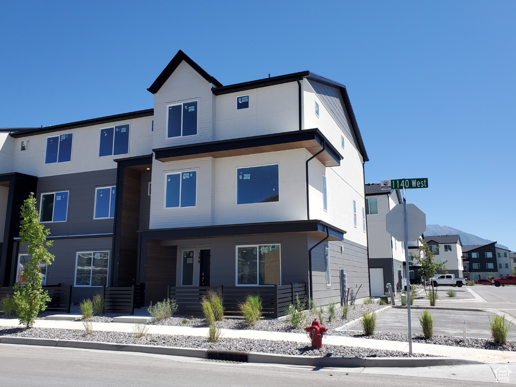 View of front of house with a residential view