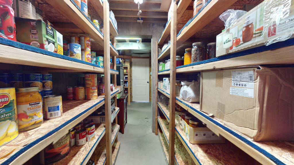 View of storage area