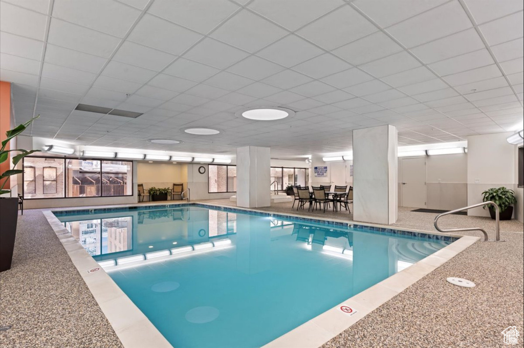 View of indoor community pool