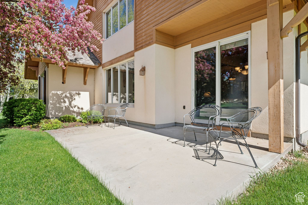 View of patio