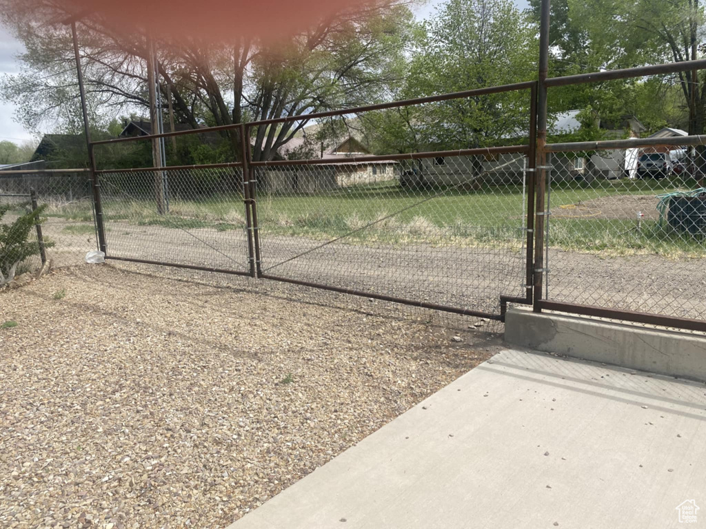 Gate featuring fence