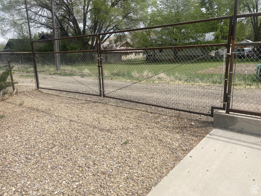 Gate featuring fence